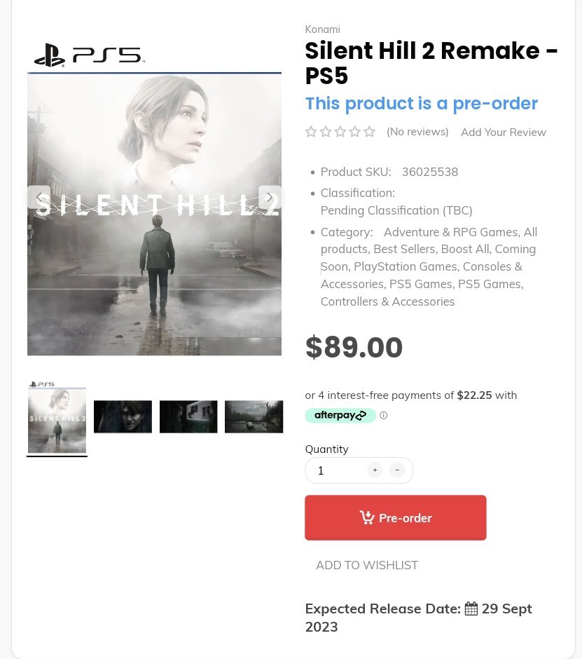 Will  Resident Evil Central 👁️ on X: Silent Hill 2 Remake