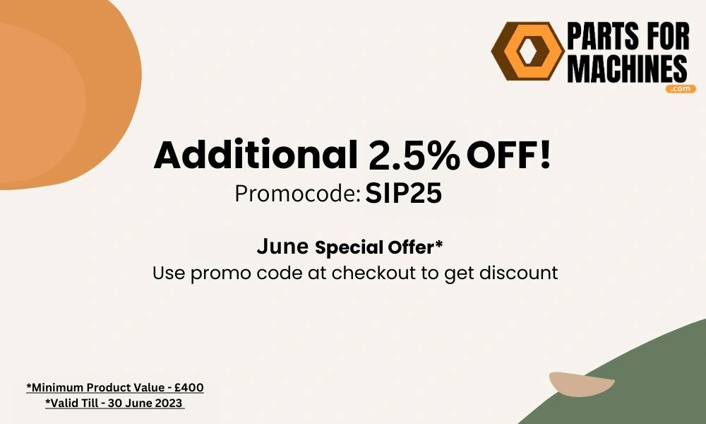 Use promo code SIP25 to get 2.5% off on @sipindustrial   if you spend over £400 partsformachines.com/brand/sip