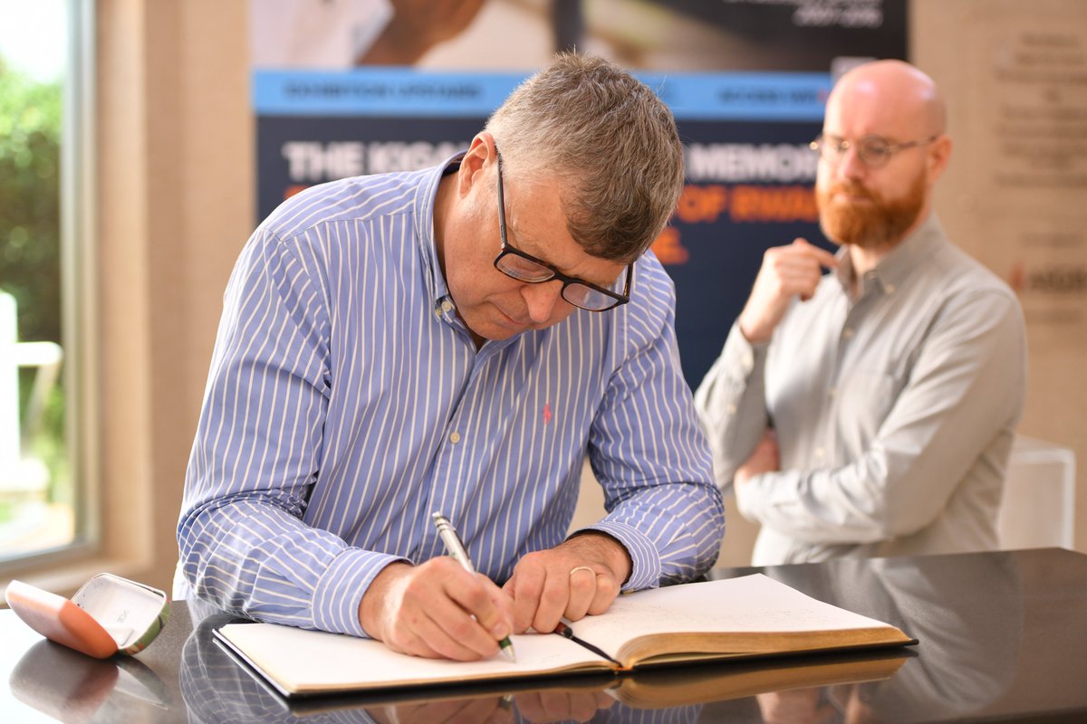 <a href="/Aegis_Trust/">Aegis Trust</a> "We must never forget what we can do to each other. Evil can triumph if we do not learn and act to prevent it. The work of the memorial is one of the most important thing anyone can do. I hope I can help in some small way." <a href="/ciarandevane/">Sir Ciarán Devane</a> writes in our guest book after the visit.