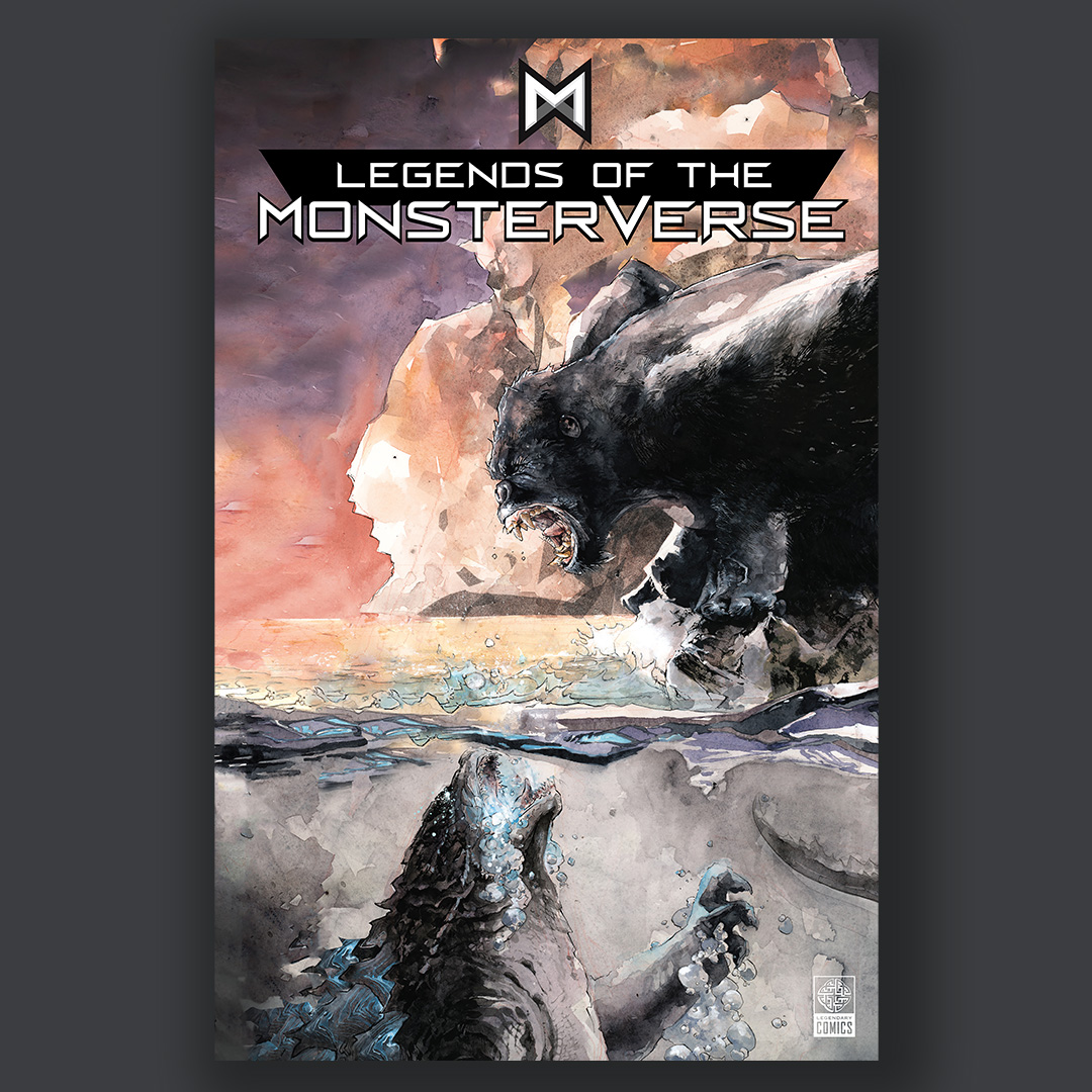 #CoverReveal for LEGENDS OF THE MONSTERVERSE! This massive omnibus is the complete collection of our 6 #Monsterverse graphic novels, plus an EXCLUSIVE NEW STORY featuring the one and only #GODZILLA. Pre-order your copy today at the link in bio! #kong #graphicnovel #comics