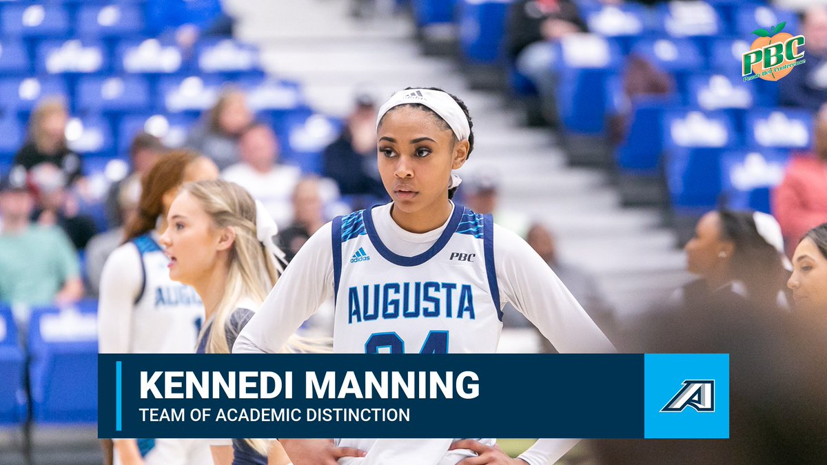 Kennedi Manning Named to PBC Team of Academic Distinction augustajags.com/news/2023/6/12…