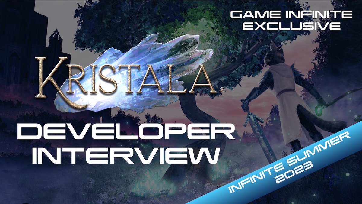 gameinfinite10's tweet photo. We are super excited to share this #INFINITESUMMER23 Developer Interview! 
Aavailable NOW. 
Watch: https://t.co/Xr63BOVn0m

We sit down with the developers of #Kristala to learn more about this dark fantasy title. @ACS_Games #indiegame #indiedev #indiegamedev https://t.co/HmvFKdh8ji
