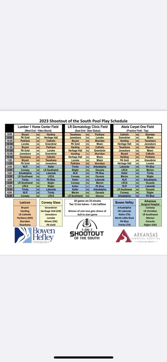 PA Bruin Football on Twitter "Shootout of the South Friday at Pulaski