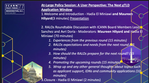 Inkmedia's tweet photo. #ICANN77, #ATLARGE77 starting soon the ATLARGE discussion of the net gTLDs https://t.co/LZrXV8ON9F