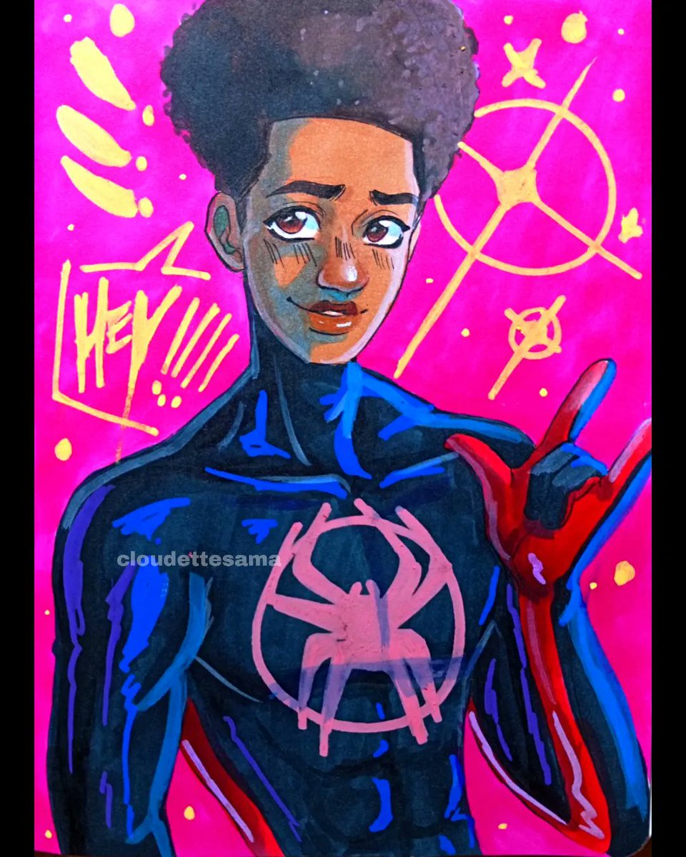 cloudette_sama's tweet photo. MILES!!!🕸️

#AcrossTheSpiderVerse #SpiderVerse #MilesMorales #SpiderMan #fanart #art https://t.co/Eg0Q5wEbyT