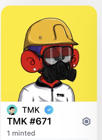 Look at these amazing gas mask kiddos from the best NFT collection out there

My trait of the day from the incredible <a href="/TMKNFT/">TMK</a>