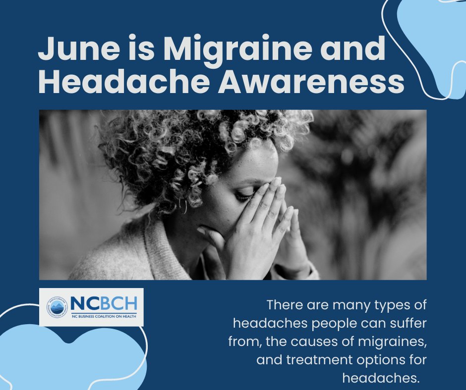 The word “headache” is a broad term used to describe pain in the scalp, head, and neck. There are many different types of headaches.

#ncbch #publichealth #awarenessmonth #migraine #headache #june #2023 #nc #