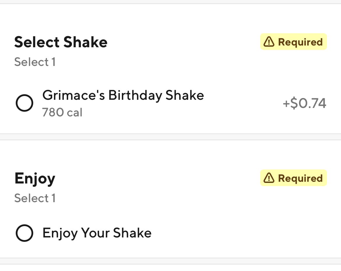 You are REQUIRED to enjoy your Grimace Shake