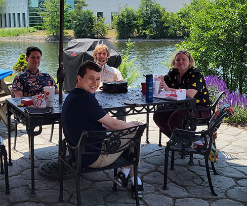 digidescorp's tweet photo. Welcome 2023 Summer Interns! We love this time of year and it's great to see so many new faces. Looking forward to the ping pong tournaments, Hawaiian shirts, and demos of the projects you are working on. #STEM #InternEngineer #ElectricalEngineering #Software #InternFun https://t.co/a1BNqytmPr