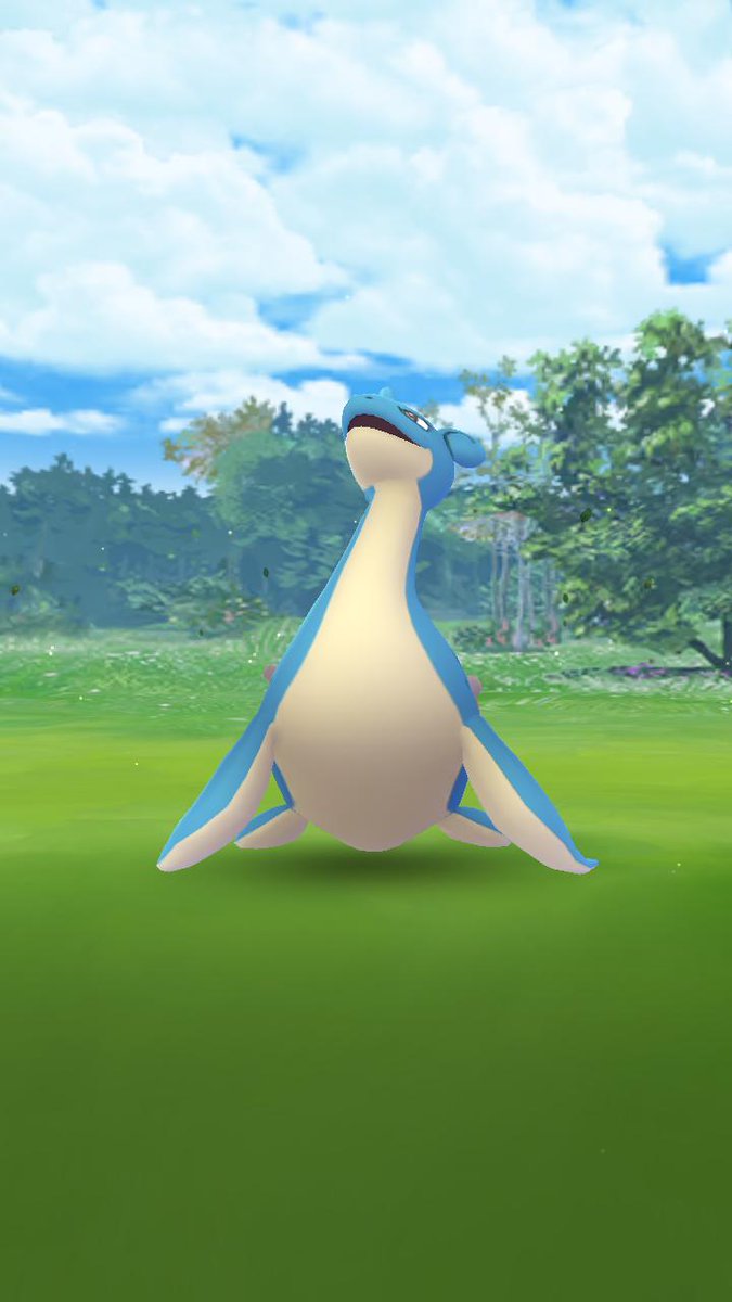 mrmlurban's tweet image. Ran into a wild #Lapras today!!
#Fun.  He was SOOO #bashful!!!
#PokemonGo