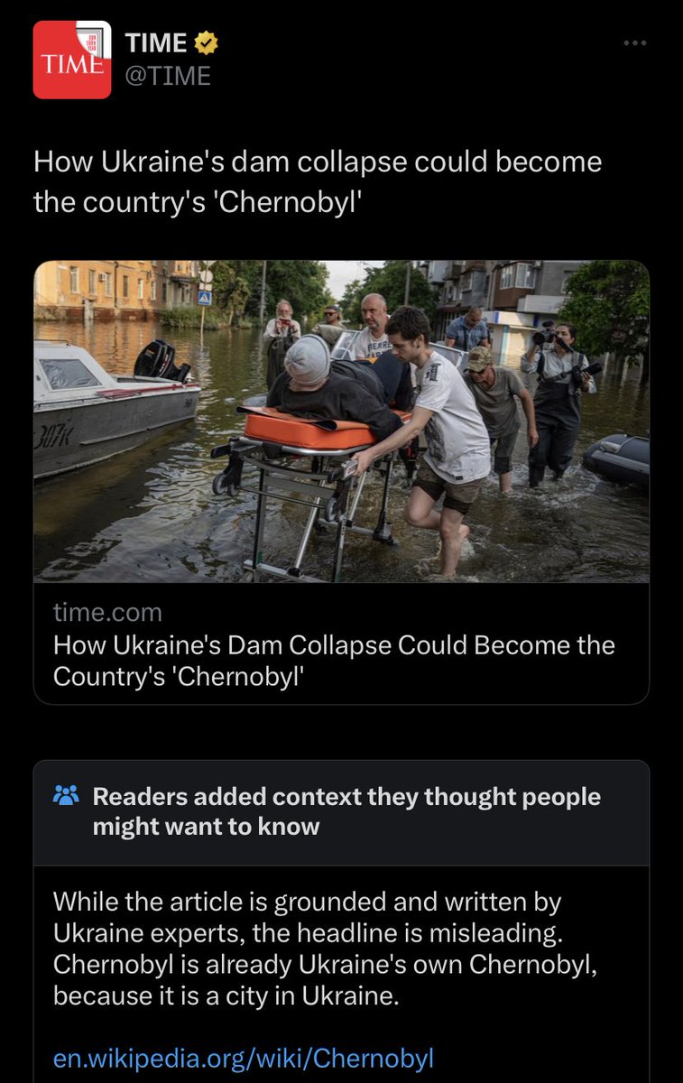 Great. Ukraine’s gonna have Chernobyl 1 and Chernobyl 2 now?