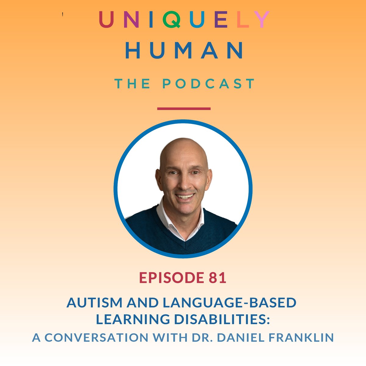 FranklinFES's tweet photo. @DrDanFranklin joins @BarryPrizant on @UniquelyPodcast to discuss co-occurrence of dyslexia and autism. Give it a listen wherever you find your podcasts! https://t.co/Zzq0ZOSZgX