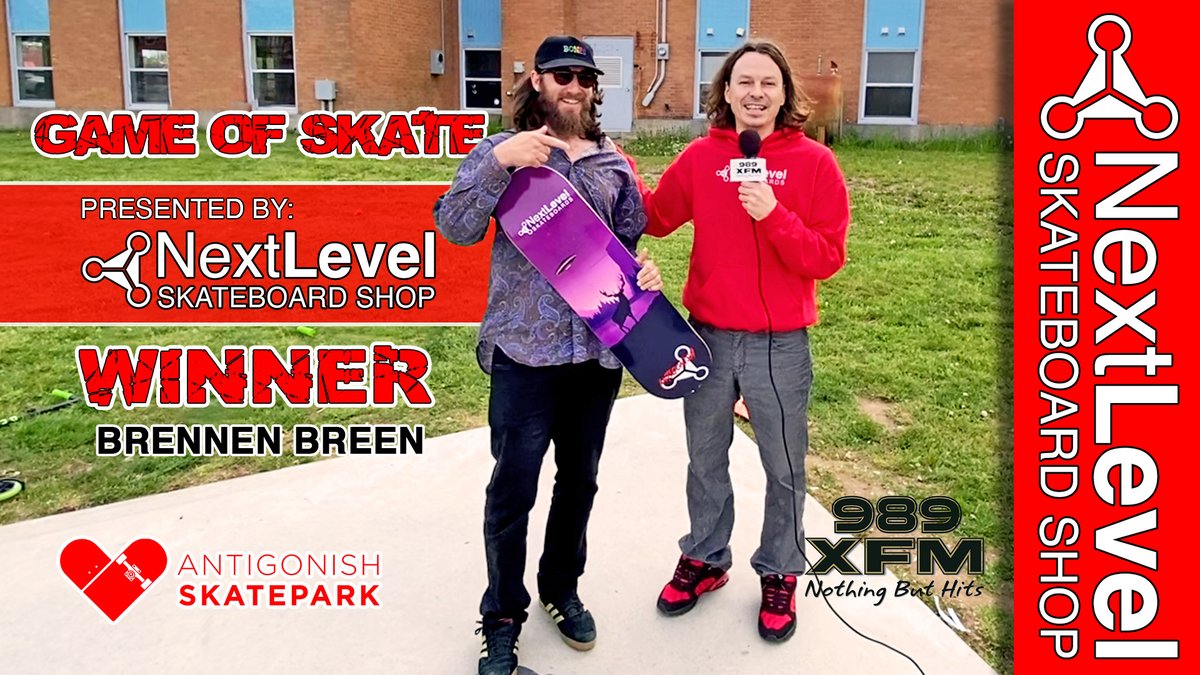 The first skateboard contest at the @AntigonishSK8 was a Game of Skate Presented by @NextLevelSk8 Shop
supported by @989XFM 
Brennen Breen WON!

#skateboarding #skateboard #skater #skatepark #skateshop #gameofskate #skate #antigonish #novascotia #nextlevel #competition #compete