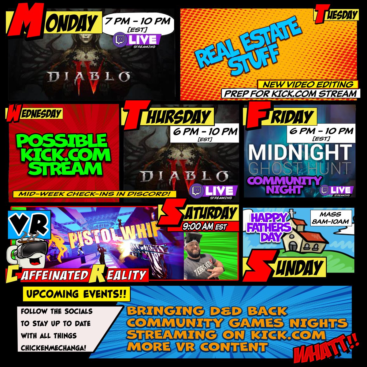 ChickenMeChanga's tweet photo. This week on Twitch. Maybe Kick. https://t.co/UNZ0LFeUwI