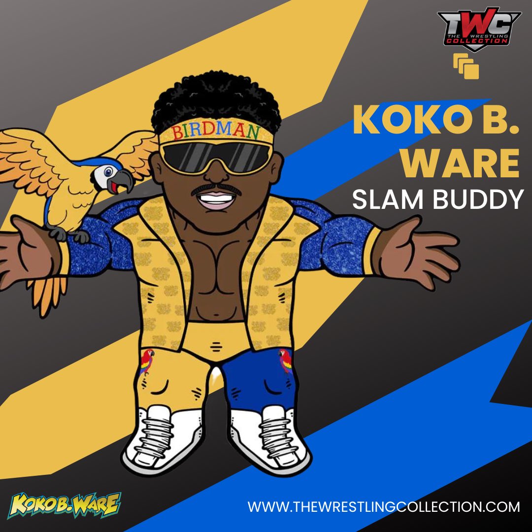 We still have some Koko B. Ware slam buddies available! Get yours today in the link below! thewrestlingcollection.com/collections/ko…