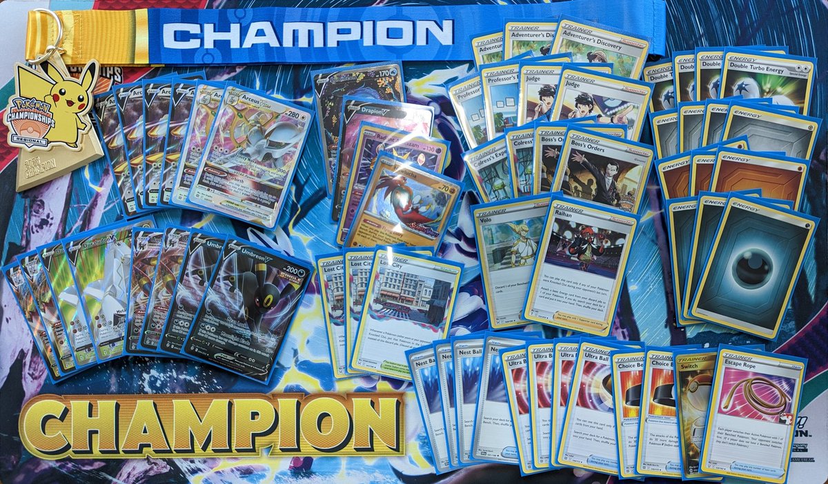 TrainerPoMa's tweet photo. What a great way to wrap up the regionals this season with another win at the #PokemonTCG #FresnoRegional! Thank you @MarkDizon and see you all in #NAIC! #TrainerPoMa #RoadTo350 #PlayPokemon https://t.co/74667oWYBF