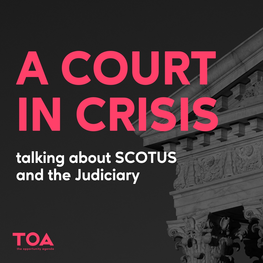 The Opportunity Agenda (@oppagenda) on Twitter photo For decades, #SCOTUS helped expand and protect the rights we hold dear. But the Court has changed. And as more Americans question its credibility, the crisis around the Court's legitimacy threatens the very foundation of our democracy.
Read more:
opportunityagenda.org/messaging_repo… For decades, #SCOTUS helped expand and protect the rights we hold dear. But the Court has changed. And as more Americans question its credibility, the crisis around the Court's legitimacy threatens the very foundation of our democracy.
Read more:
opportunityagenda.org/messaging_repo…