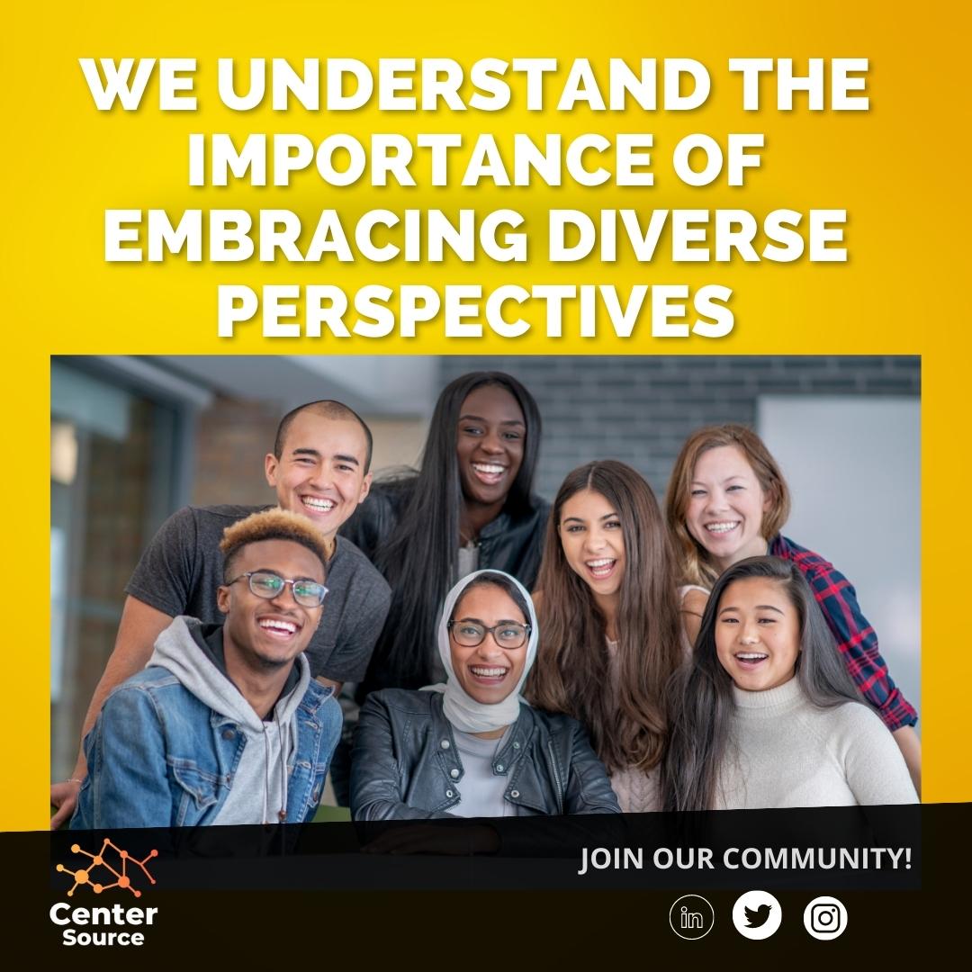 CenterSource2's tweet image. Learn more about the diverse perspectives of team members from the context of a company in our most recent blog ''The Importance of Embracing Diverse Perspectives.''

Read more in the link below:
center-source.com/2023/05/30/the…

#business #bposervices #customerexperience