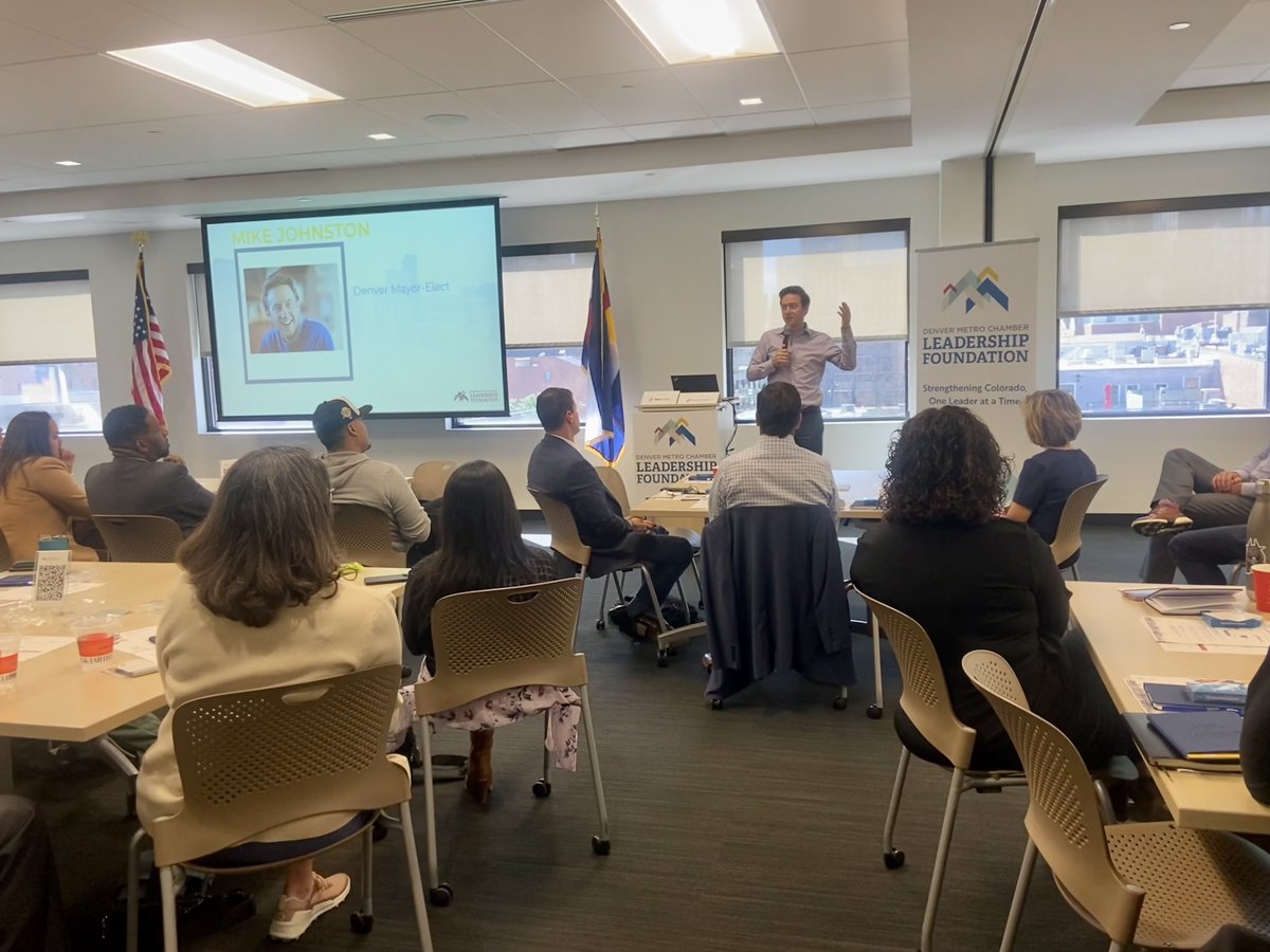 Kicked off #AccessDenver with Denver Mayor-Elect Mike Johnston, who shared his vision for the future of Denver and heard the thoughts and ideas of program participants. We're looking forward to building connections, learning about issues in our communities and exploring our city.