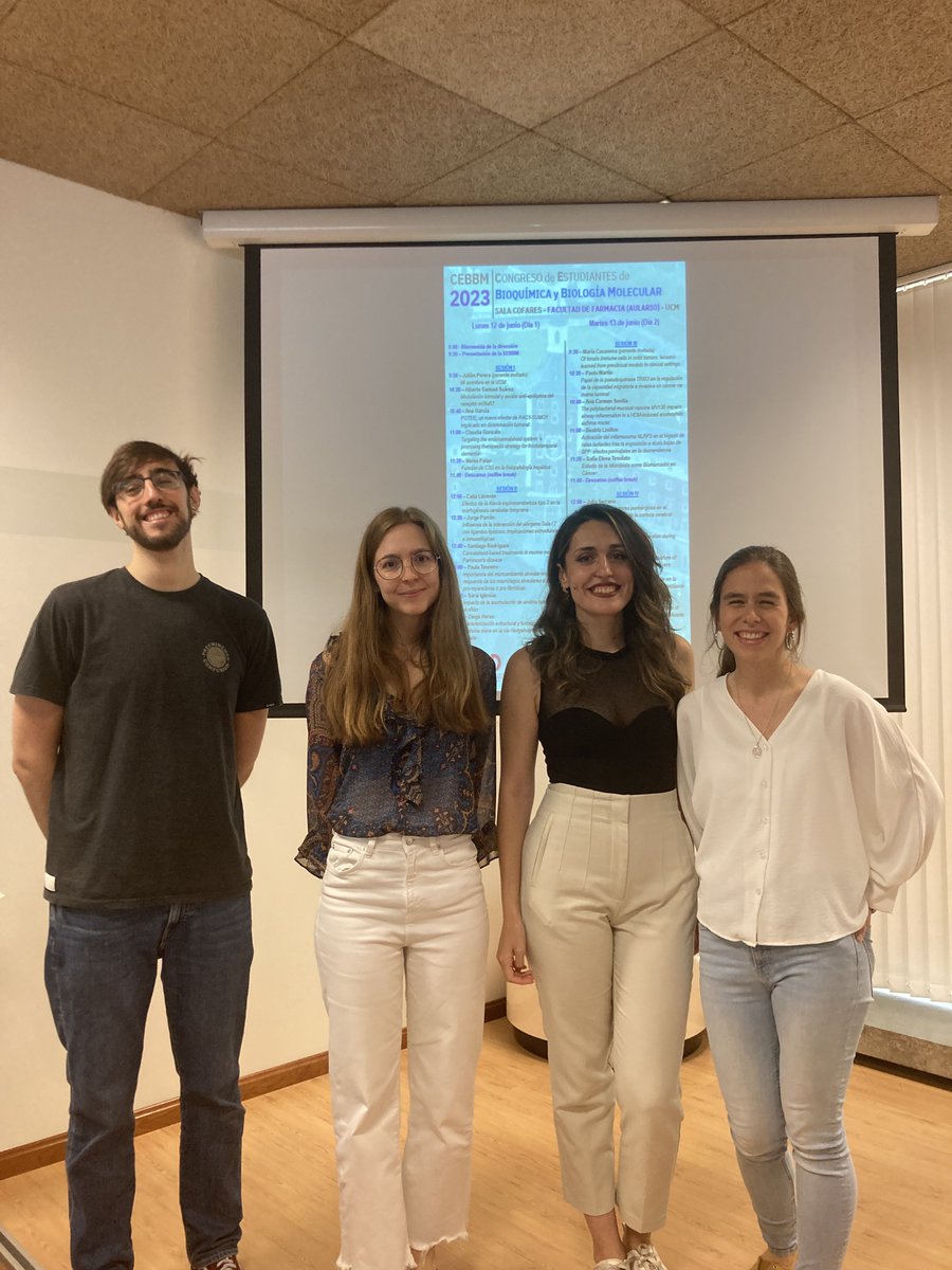 BBM_UCM's tweet image. Tras ello 11 ponentes estudiantes nos han presentado los proyectos de investigación en los que están trabajando. Mañana continúa el congresito. ¡Os animamos a asistir! #seminarioscientificos #seminariosinvestigacion #seminariosBBM_UCM