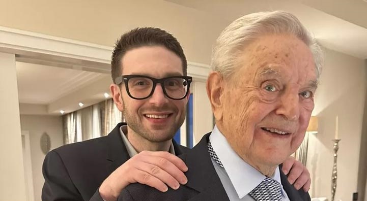 US billionaire philanthropist George Soros has handed over the running of his $25bn (£19.9bn) financial and charitable empire to his son Alex.