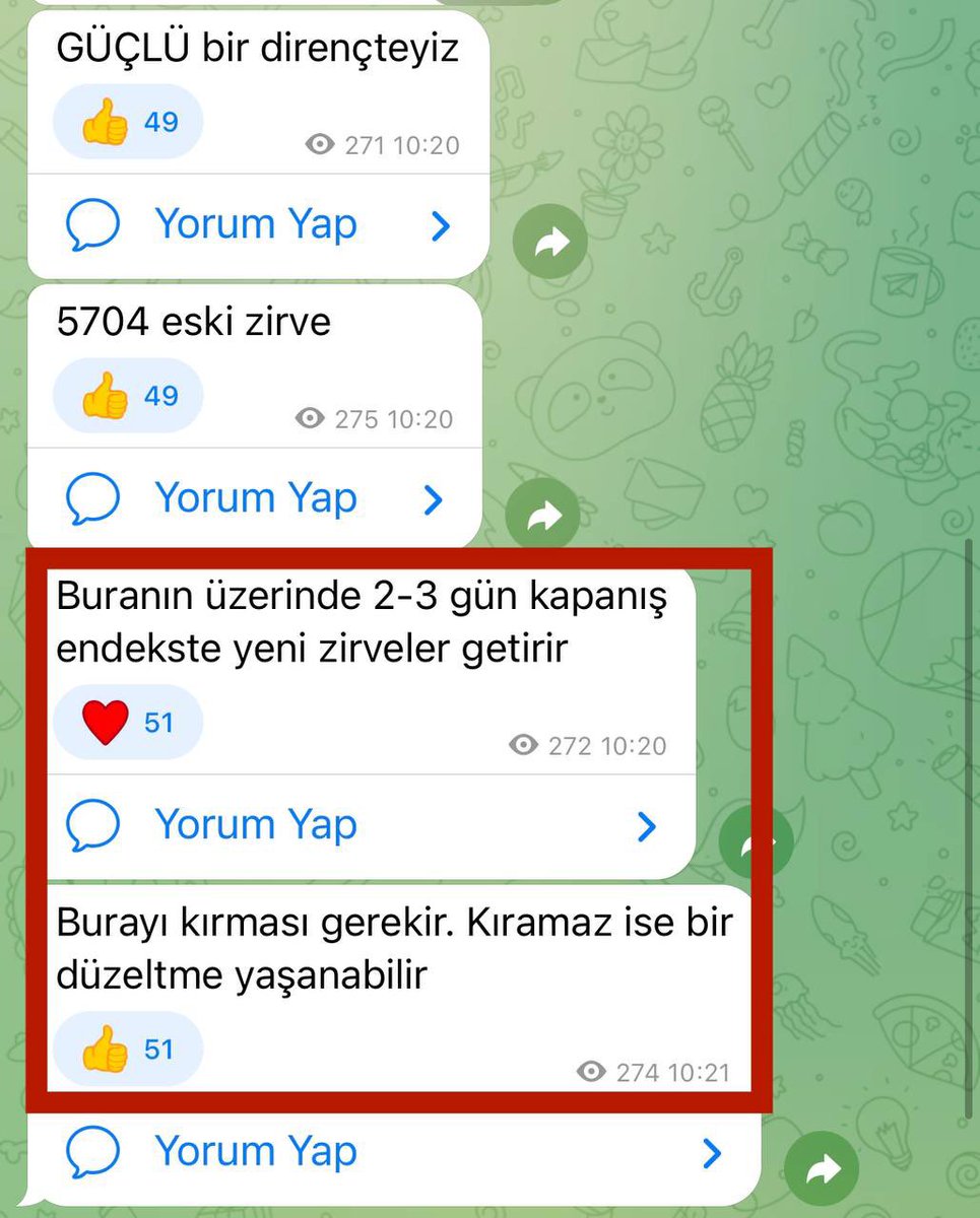 Bozokbey52's tweet photo. 5704 eski tarihi zirve tek denemede öyle kolay değil tarihi zirvelerin geçilmesi. 

Güç kazanması için geri çekilmeler normal. 

Bugünkü kapanış mumu zirvede hoş durmadı. Yarın düşüşü teyit eden bir mum daha gelirse bir süre düzeltme yapabilir. 

Seviyeleri grafik ile paylaşırız. 

#bist100 #borsa #endeks #bist