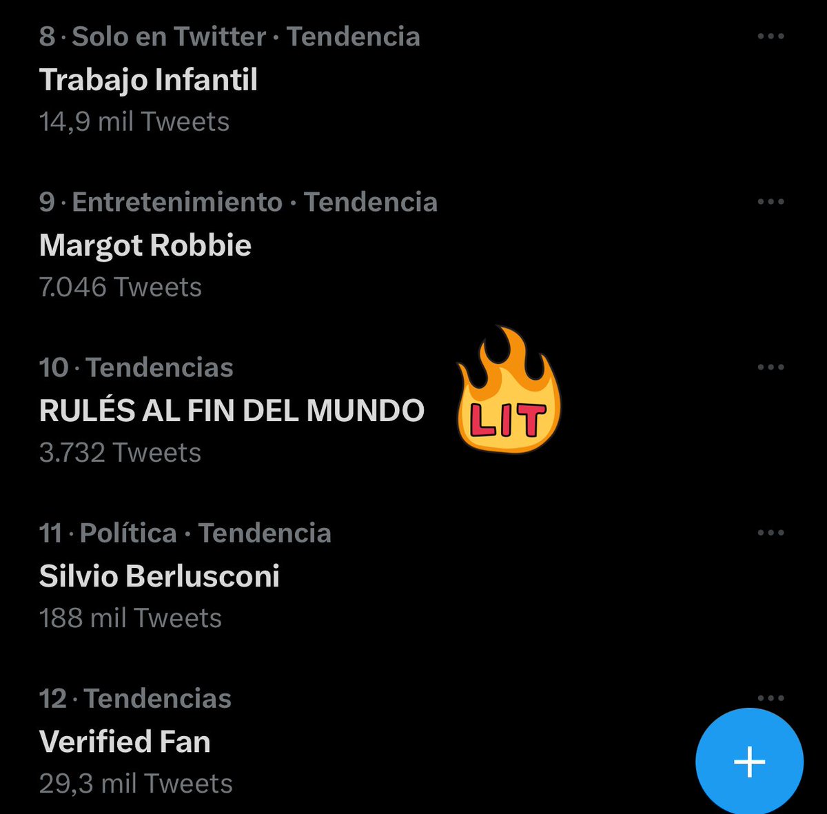dgocardenas's tweet photo. Son lo más ! 
Ya estamos en tendencia #10 
RULÉS AL FIN DEL MUNDO https://t.co/zjln7TbGDy