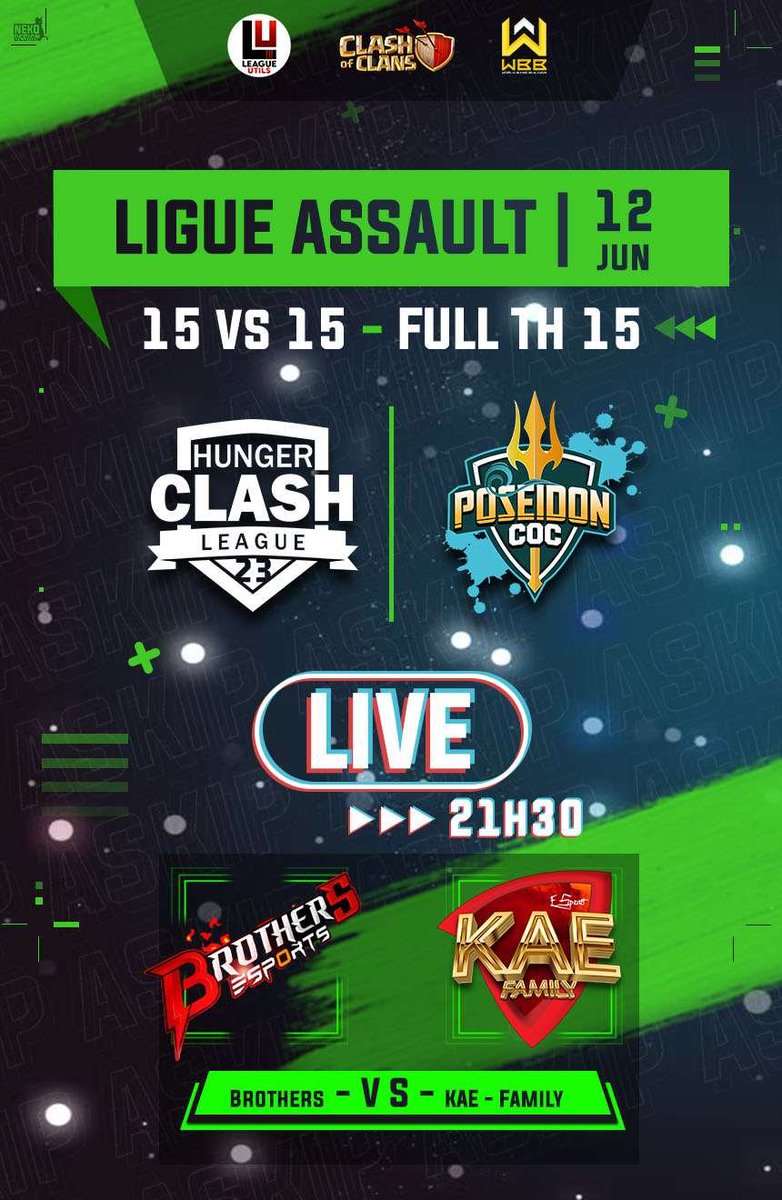 ASKIP (@askipgaming) on Twitter photo On se retrouve ce soir à partir de 21h30, sur
Twitch & kick : twitch.tv/poseidon_coc & kick.com/poseidon-coc
pour les demi-finales de la Ligue Assault, merci à notre ami <a href="/CocPoseidon/">Poseidon COC</a> qui ira également faire un tour du coté de <a href="/TeamBharat_/">TEAM BHARAT</a> vs Hydebarad Hydra On se retrouve ce soir à partir de 21h30, sur
Twitch & kick : twitch.tv/poseidon_coc & kick.com/poseidon-coc
pour les demi-finales de la Ligue Assault, merci à notre ami <a href="/CocPoseidon/">Poseidon COC</a> qui ira également faire un tour du coté de <a href="/TeamBharat_/">TEAM BHARAT</a> vs Hydebarad Hydra