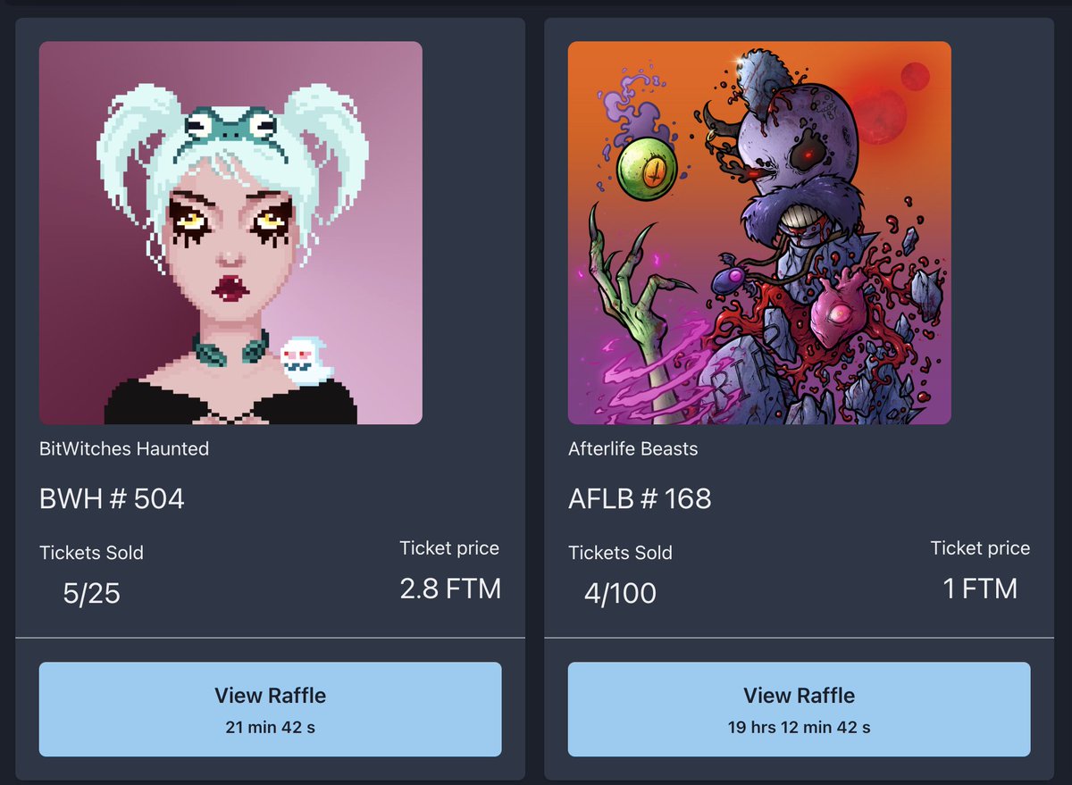 jpegooor's tweet photo. Who says the odds of winning an #NFT are low on @jpegooor?
You can win #Bitwitches and/or #AfterlifeBeasts at a probability of 20% and 25%, respectively. ๐ฑ
โก๏ธEnding within 24 hours
Join the fun: https://t.co/6YV6bQuYZf
@NatureOracle @TheDanetron3030 @edgetechnician https://t.co/vgQPKVX9Ot