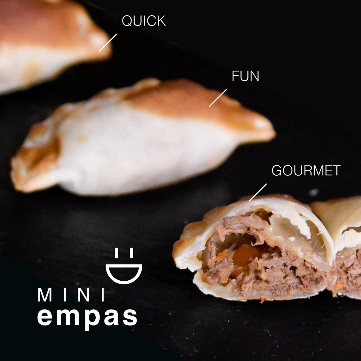 5411empanadas's tweet image. Quick, Fun &amp;amp; Gourmet. Bite size empanadas in eight delicious flavors.
#gourmet #bitesize #empanadas