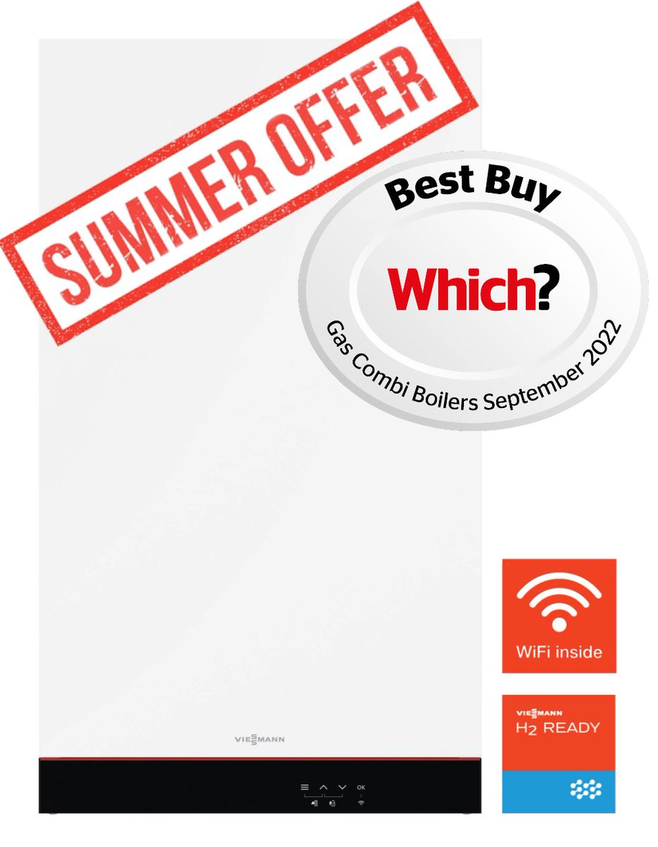 Vitodens 050-W 35kW Combi - Special Summer Offer ☀️ - mailchi.mp/viessmanndirec…
Upgrade to Viessmann Vitodens 050-W 35kW combi boiler &amp; experience superior heating efficiency &amp; endless hot water on demand.
#viessmann #vitodens