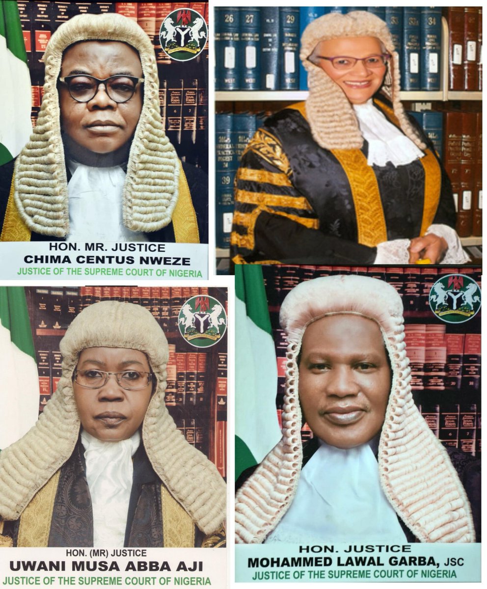 Dear @NGCourtofAppeal,@SupremeCourtNg,@NigBarAssoc,in 2016,the state-sponsored DSS hounded Nigeria's judges&justices.
You have the power to purge Nigeria's polity of such rascality.

Pls,stand your ground&do justice.

Give the many evidences before you&give justice to Nigerians