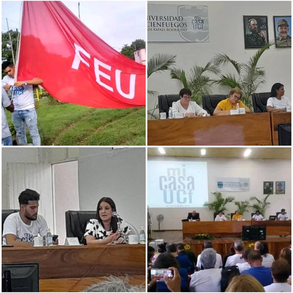 Comenzó esta mañana en #Cienfuegos el proceso de #EvaluaciónInstitucional en #MiCasaUCf. 
Una Universidad que inspira la excelencia en el saber. 
#CienfuegosXMásVictorias