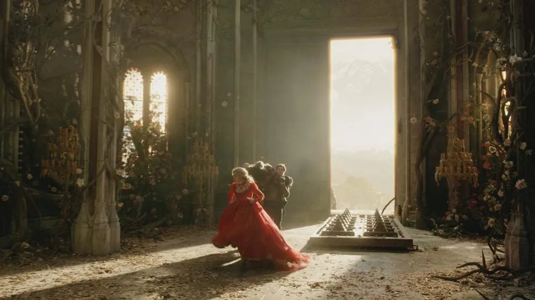 ATMOvfx's tweet photo. Observe these magnificent matte painting set extensions done by Mathieu Raynault! Beautiful structures swarmed with life like nature and the focus is drawn to the pop of color being the woman in the dress. #mattepainting #setextensions #nature #structures #atmovfx #lighting #film https://t.co/wIwef1Ai6Q