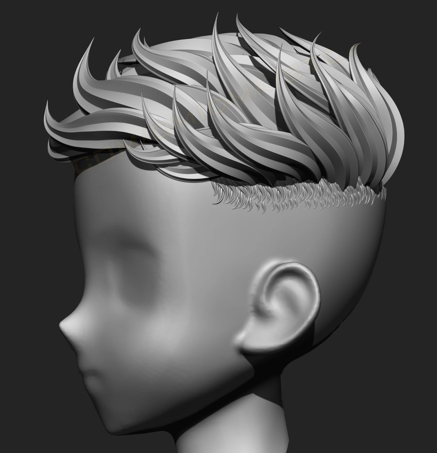 FlippedNormals on Twitter "New Release 25 incredible stylized hair