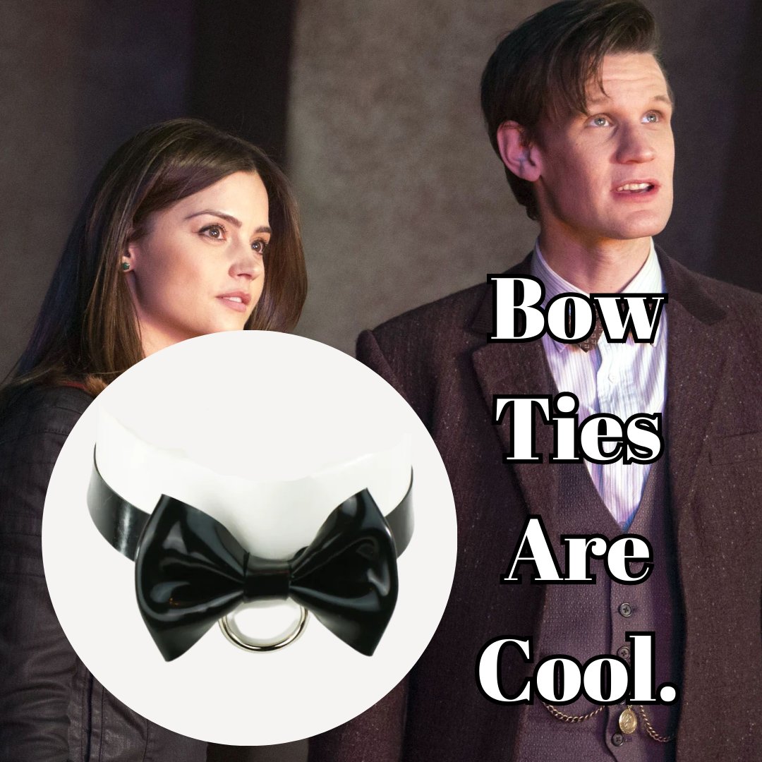 It's true. And if they're made of latex? Even better.

#latex #postfetish #micocouture #latexaccessories #blacklatex #latexfashion #doctorwho #mattsmith #bowtie #fancy