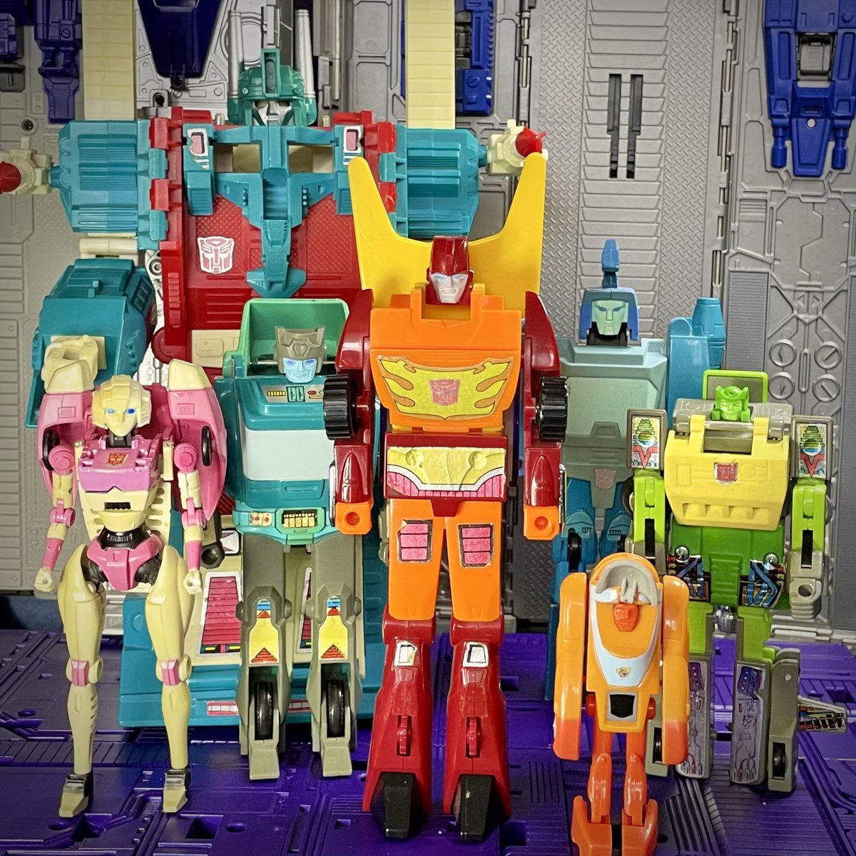 Colourful bunch! 

#MondayG1Day 

#Transformers #toys #G1  #TransformersTheMovie #Autobots