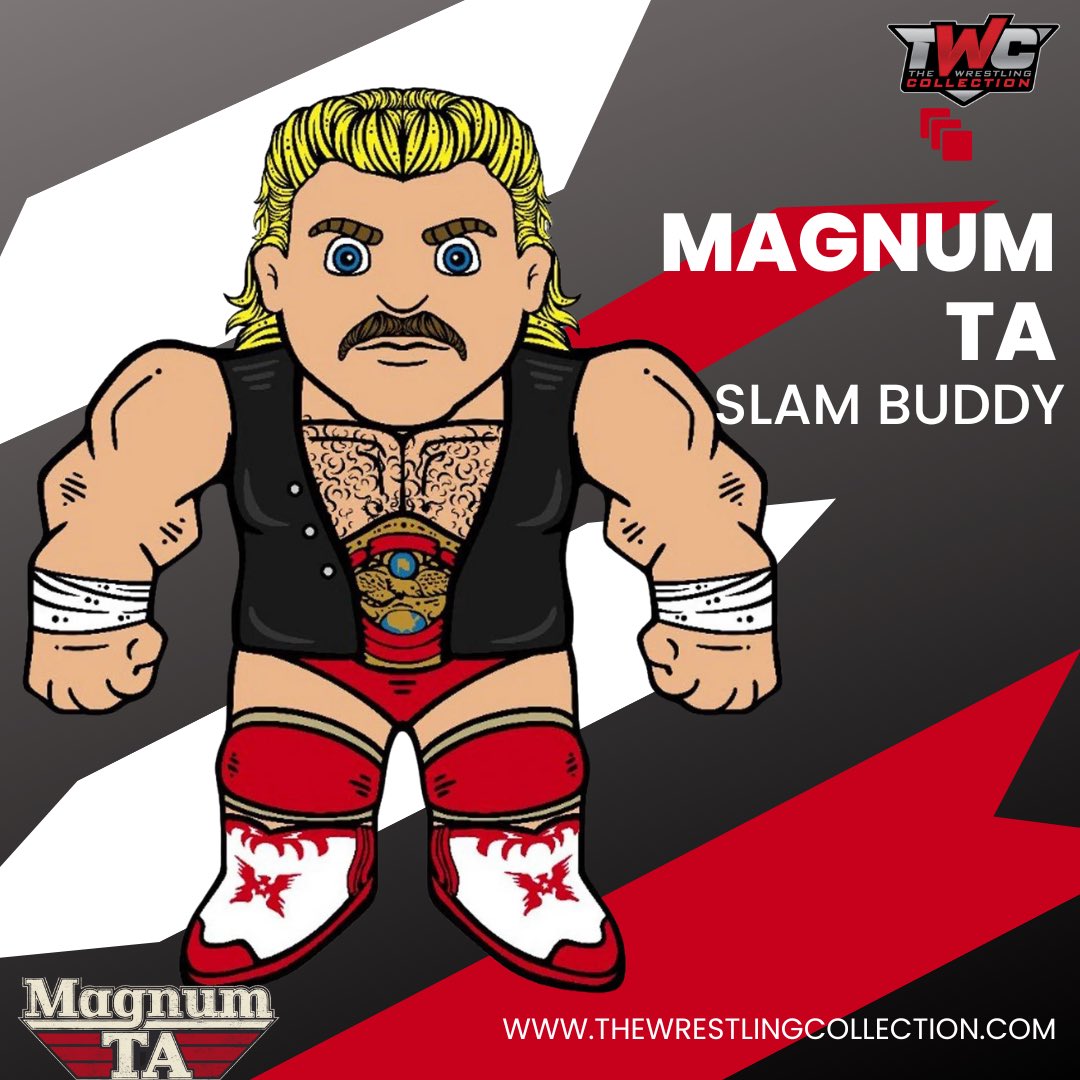 We still have some Magnum TA Slam Buddies left! Get yours today in the link below! thewrestlingcollection.com/collections/ma…