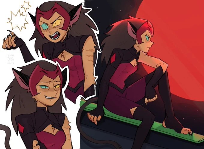 quite literal meow meow #spop #shera #catra
