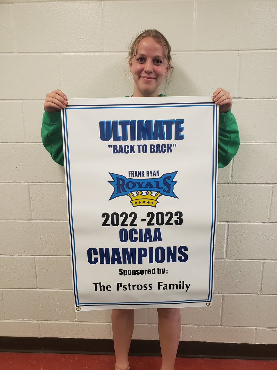 Our Championship Banners have arrived and are going up in the @FrankRyanOCSB gym this week. Big thanks to all our sponsors for supporting FR Athletics! #WeTheRoyals #ocsbHPE
