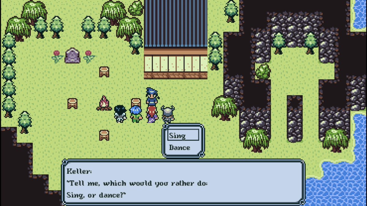 Bugfragged_TWT's tweet photo. The player can only choose one emblem per character, which means it's impossible to completely fill out the skill tree. The series has always been about making trade-offs in terms of combat optimization, but it would still be nice to have both.
#KnightEternal #RPGMaker https://t.co/Zl1PEpSaqU