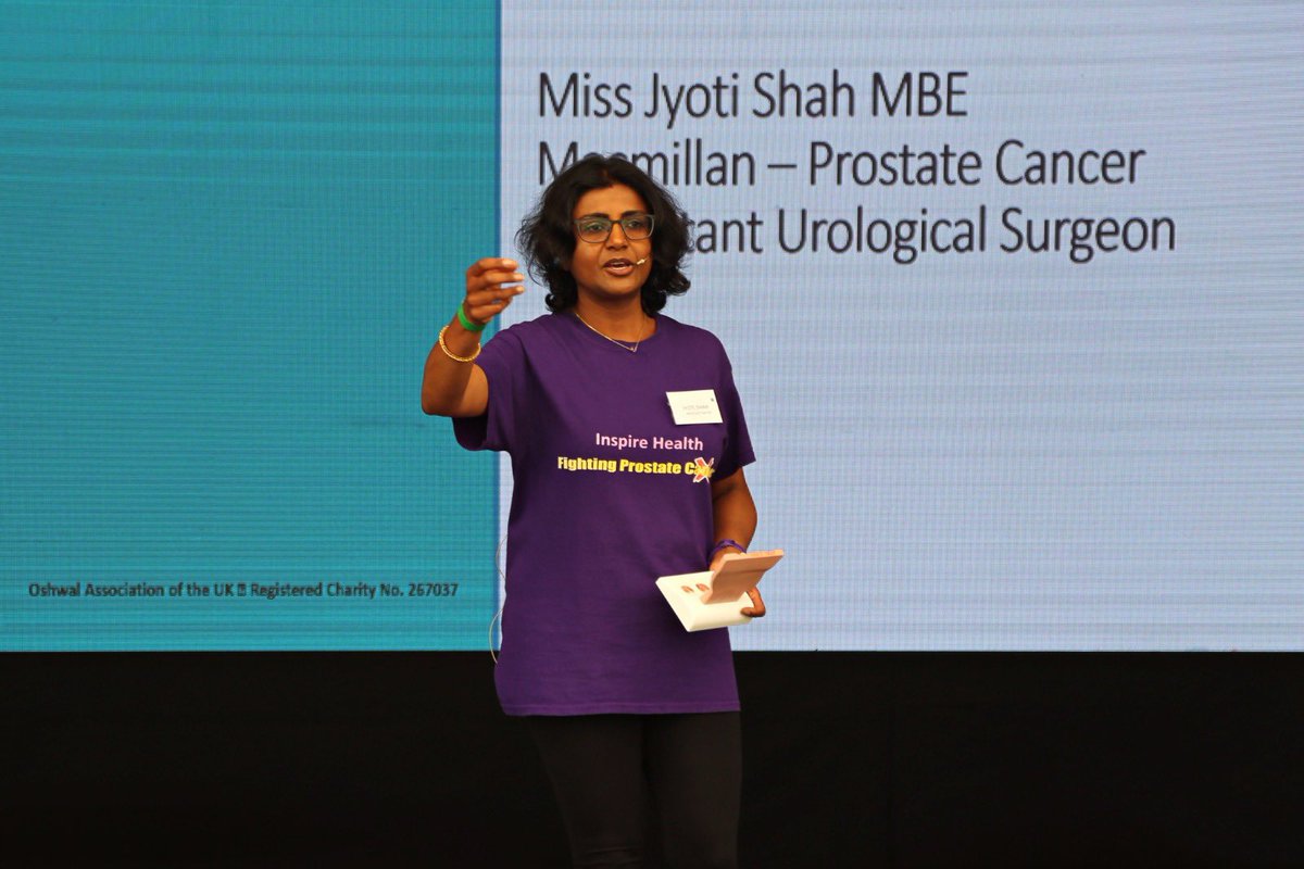 missjyotishah's tweet photo. Honoured to start off men’s health week with a prostate cancer awareness talk @Oshwal_UK health fair with over 1000 people. @ProstateUK @burtonalbionfc @NWA_nhstrust https://t.co/mOZ1fNuzbr