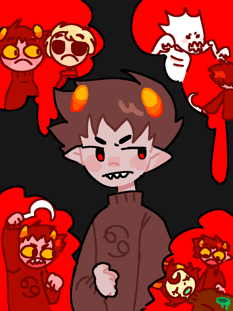 EVERYONE SAY HAPPY WRIGGLING DAY KARKAT !!
#HOM3STUCK #karkat