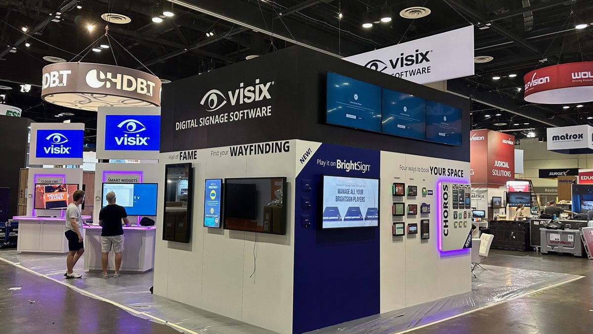 InfoComm starts in 2️⃣ days, #AVtweeps! Are you ready for it?
<a href="/visix_inc/">Visix Digital Signage</a> <a href="/PeerlessAV/">Peerless-AV</a> <a href="/InfoComm/">InfoComm</a> <a href="/KorbytGo/">KorbytGo</a> @ExertisAlmo