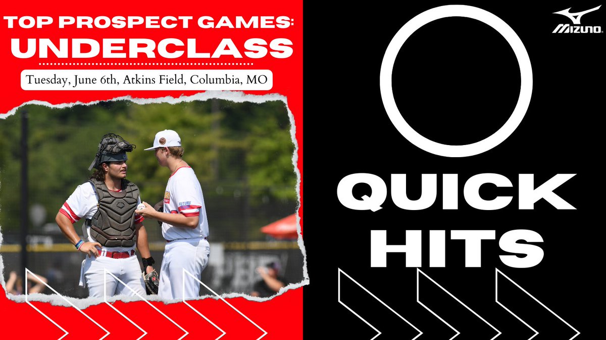 Prep Baseball Missouri (@prepbaseballmo) on Twitter photo ๐๐ - ๐๐ง๐๐๐ซ๐๐ฅ๐๐ฌ๐ฌ ๐๐๐ฆ๐๐ฌ: ๐๐ฎ๐ข๐๐ค ๐๐ข๐ญ๐ฌ ๐
+ Standout performers from last Tuesday's Top Prospect Games: Underclass event at Atkins Field.
+ 20-plus names from our trip to Columbia, detailed here. ๐
๐๐๐๐๐: loom.ly/-3ohppU ๐๐ - ๐๐ง๐๐๐ซ๐๐ฅ๐๐ฌ๐ฌ ๐๐๐ฆ๐๐ฌ: ๐๐ฎ๐ข๐๐ค ๐๐ข๐ญ๐ฌ ๐
+ Standout performers from last Tuesday's Top Prospect Games: Underclass event at Atkins Field.
+ 20-plus names from our trip to Columbia, detailed here. ๐
๐๐๐๐๐: loom.ly/-3ohppU