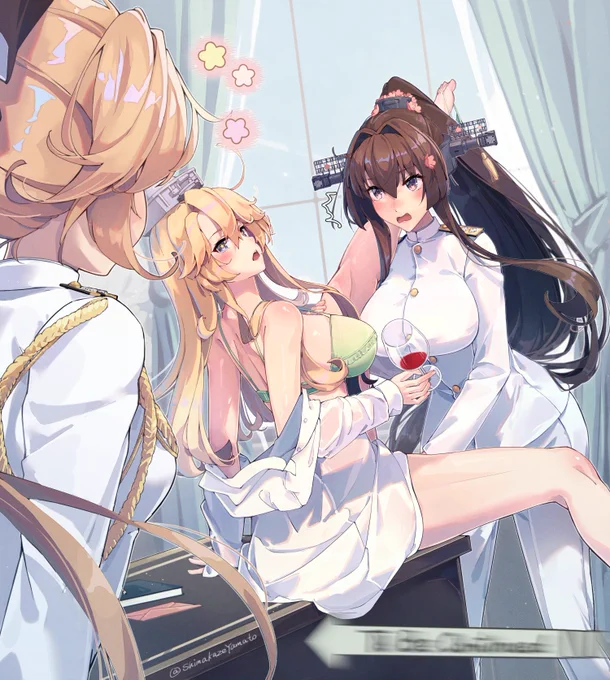 大和 Iowa 秋雲  艦これ