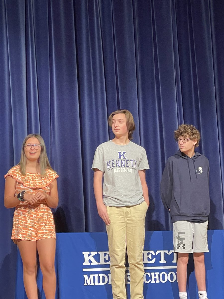 On Friday, June 9, many of our students were recognized for their accomplishments this year at our End of the Year Assembly. We are so proud of all of our KMS students! 💙