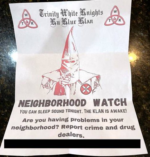 People in a Kentucky town found KKK  flyers dropped on their front lawns and driveways in multiple neighborhoods kentucky.com/news/state/ken…