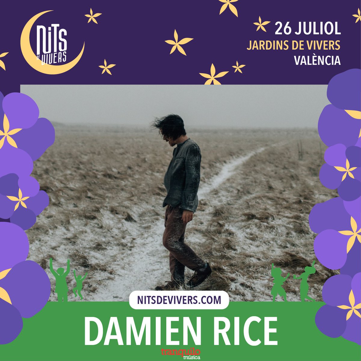 <a href="/DamienRice/">damien rice</a>, 26 de julio en Nits de Vivers.
Entradas ya a la venta: bit.ly/3N0UDOv