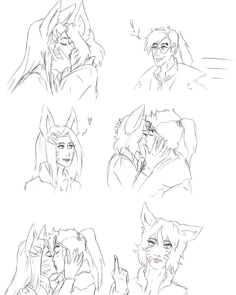 dontshepardme's tweet image. oh bookie, you wardrobe era is vanished because of them, huh?

[in our destroying bookie's single era time with @ARIkatoteshi] 

#ahri #masteryi #oc